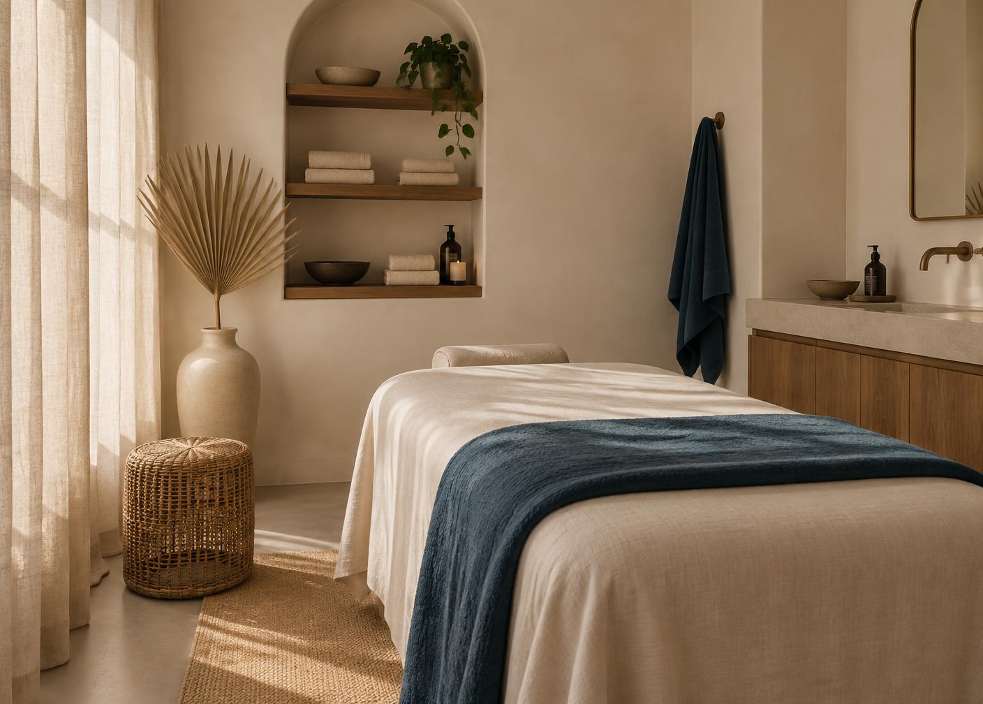 Inside the Soleil House treatment room